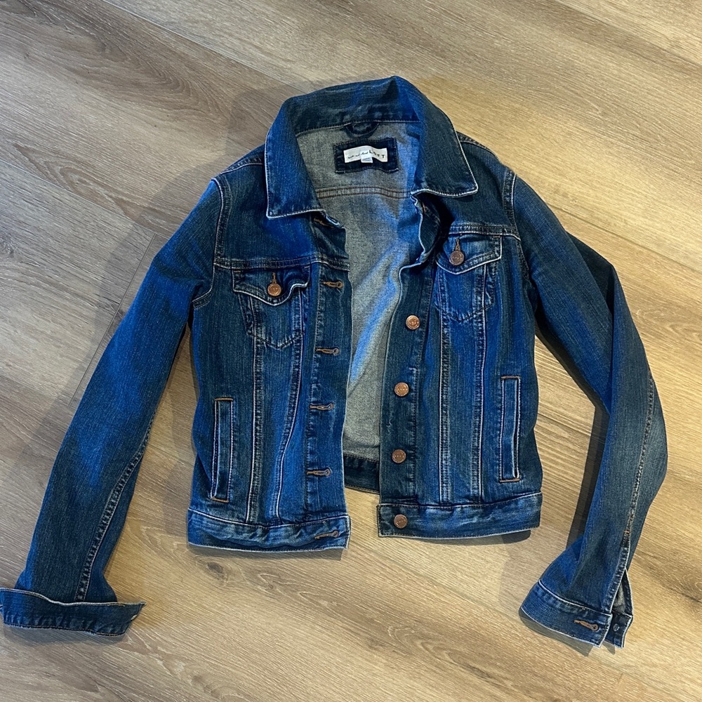 Ann Taylor loft Blue Denim Jacket